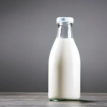 Milk bottle container with baackground.	 Stock Photos