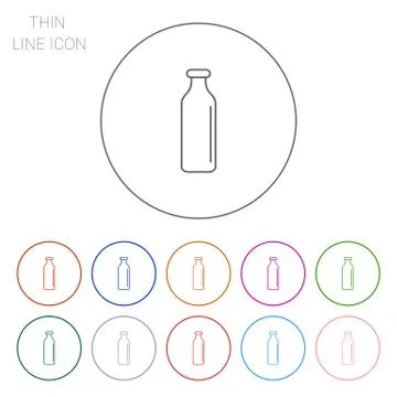 Milk bottle Illustrazione stock