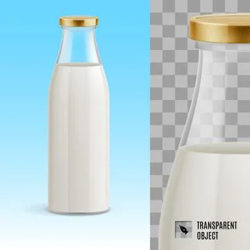 Milk bottle Stock Illustration