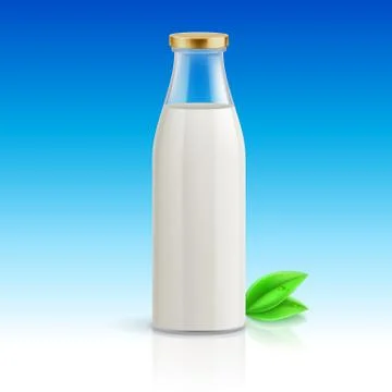Milk bottle Illustrazione stock