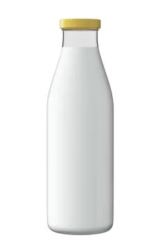 Milk bottle Stock Illustration