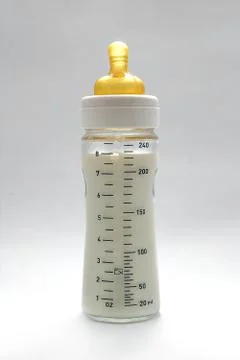 Milk bottle Stock Photos