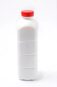 Milk bottle Foto stock