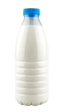 Milk bottle Foto stock