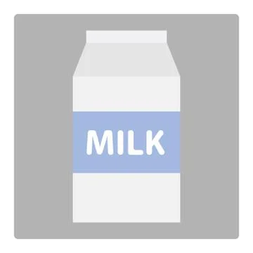Milk box icon Illustrazione stock