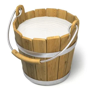 Milk bucket Stock Illustration