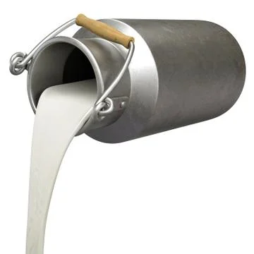 Milk bucket Stock Illustration