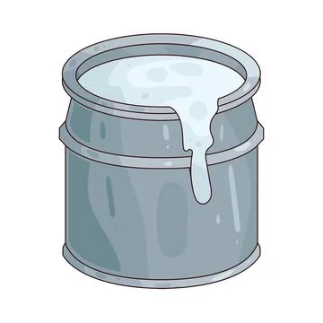 Milk Can illustration Stock Illustration