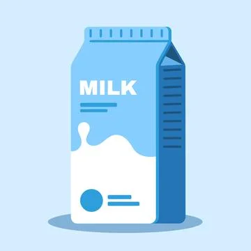 Milk carton vector illustration Stock Illustration