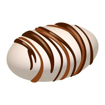 Milk choco icon, isometric style 库存插图