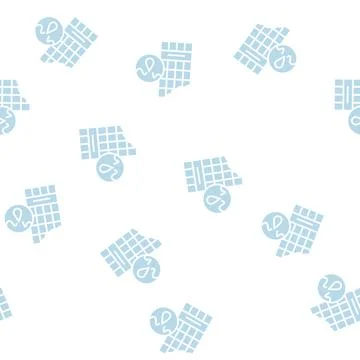 Milk chocolate glyph seamless pattern Stock Illustration