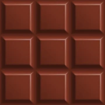 Milk chocolate seamless pattern Stock Illustration