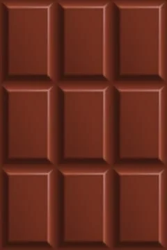 Milk chocolate seamless pattern Illustrazione stock