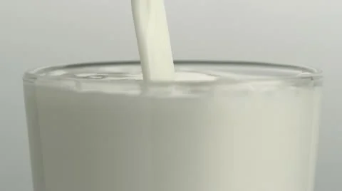Milk, Close Up, Slow Motion Video stock 9305066