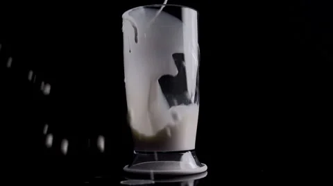 Milk cocktail Stock Footage 64122421