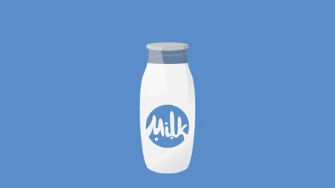 Milk from the cow Stock Footage 295090937