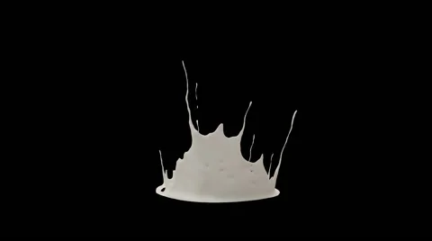Milk Crown Splash 003 360 Crown Stock Footage 62939174