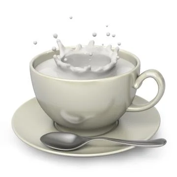 Milk cup Stock Illustration