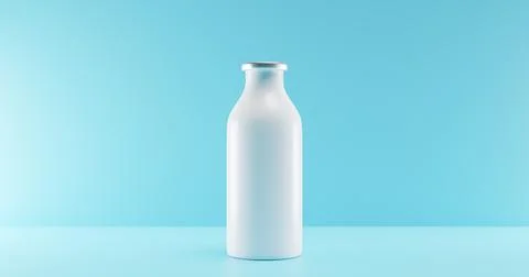 Milk day. Bottle on the table. Illustrazione stock