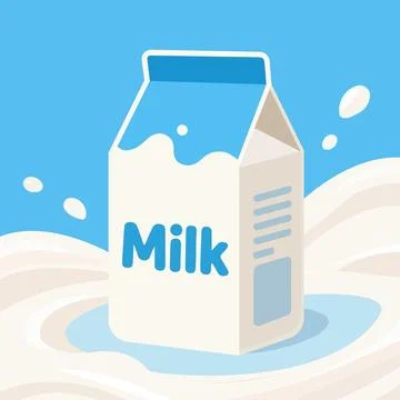 Milk day package イラスト素材