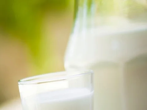 Milk diet and drinks concept 库存影片 71523316
