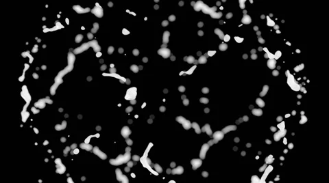 Milk drop explosion on black background Stock Footage 64372118