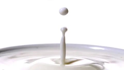 Milk Drop Stockbeeldmateriaal 210236594