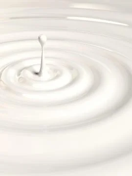 Milk drop Stock Illustration