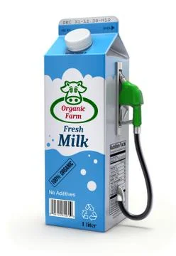 Milk fuel Stock Illustration