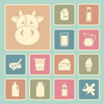 Milk icon Stock Illustration