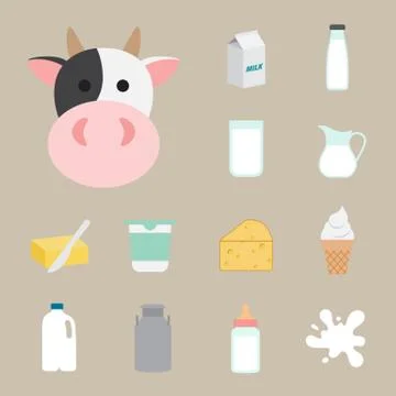 Milk icon Stock Illustration