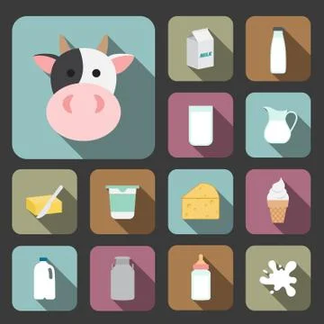 Milk icon Stock Illustration
