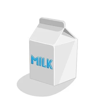 Milk Icon on a White Background Vector Illustration Stock Illustration