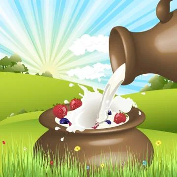 Milk Stock Illustration
