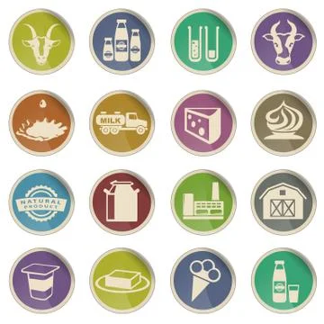 Milk industry Stock Illustration