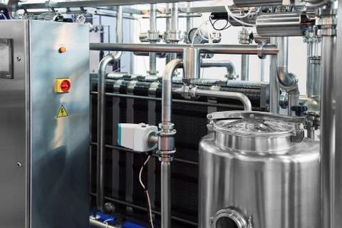 Milk industry Stock Photos