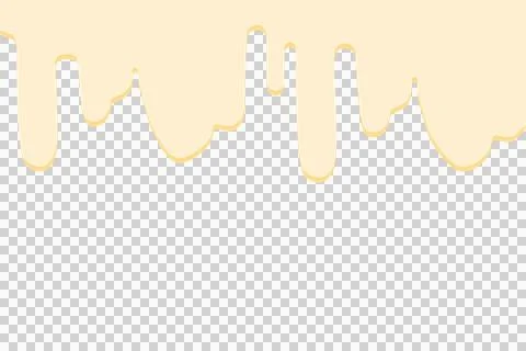 Milk liquid texture. Vector dripping cream yogurt seamless background. Stock Illustration