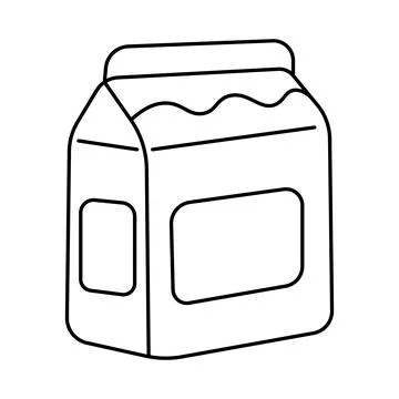 Milk or Juice Packaging Vector Illustration Stock Illustration