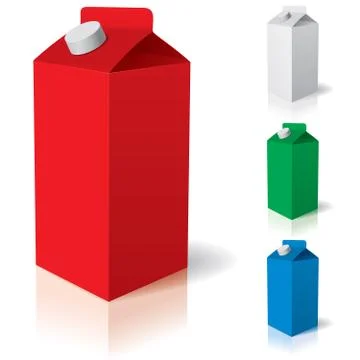 Milk pack Stock Illustration