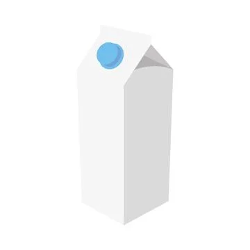 Milk packaging box vector design Stock Illustration