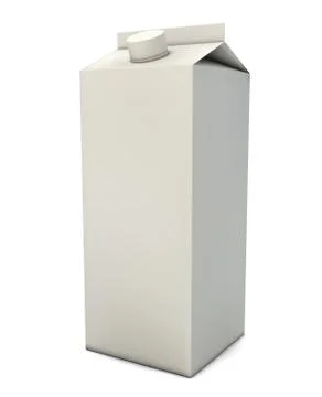 Milk packaging Illustrazione stock