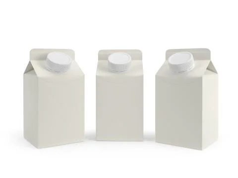 Milk packaging Stock Illustration