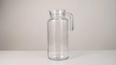 Milk is poured into the carafe Stock Footage 93255023