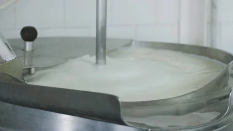 Milk processing at dairy plant - thermal treatment Video stock 155260902