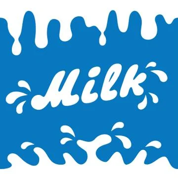 Milk product background. Vector illustration Stock Illustration