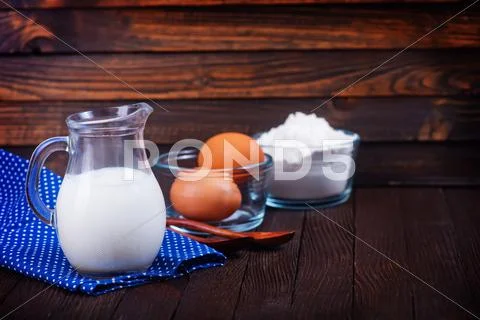 Milk products Stock Photos