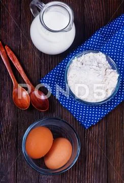Milk products Stock Photos