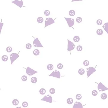Milk renewal glyph seamless pattern Stock Illustration