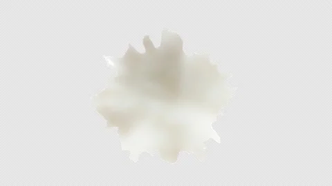 Milk Splash, With Alpha Matte Stock Footage 161095581