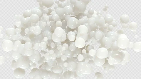 Milk Splash, With Alpha Matte Stock Footage 165888326